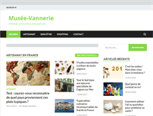 Tablet Screenshot of musee-vannerie.fr